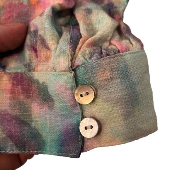 Soft Surroundings pastel embellished top PXL BEADED SEQUINED COTTON TUNIC - Picture 8 of 9